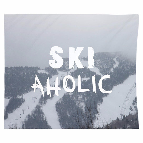 SKIaholic - Wall Tapestry