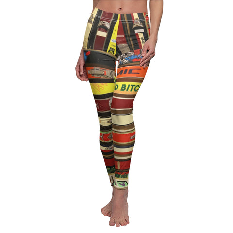 Women's Trendy Leggings - Vintage Skis
