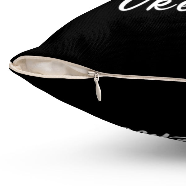 I skied Okemo - Throw Pillow