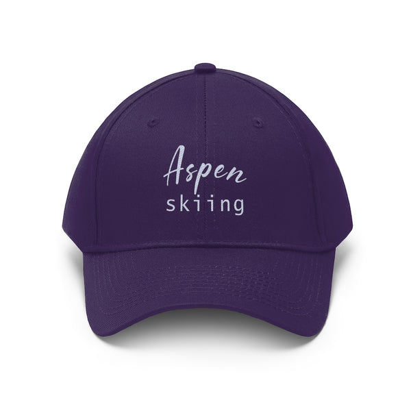 Aspen Skiing - Unisex Twill Hat