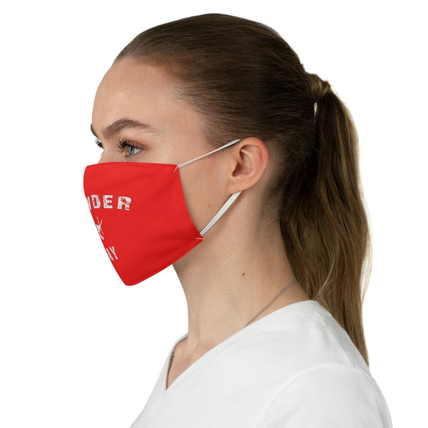 Powder Day Red - Fabric Ski Face Mask