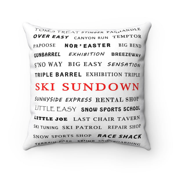 Skiing Trails Ski Sundown - Pillow