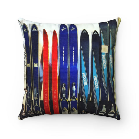 Vintage Ski Collection - Throw Pillow