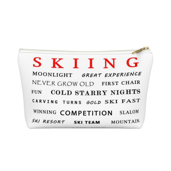 Skiing Memories - Accessory Pouch w T-bottom