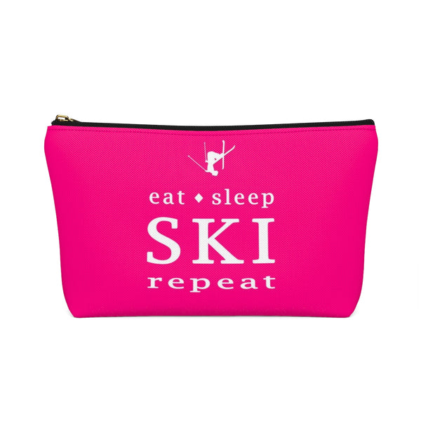 Eat Sleep SKI - Accessory Pouch w T-bottom