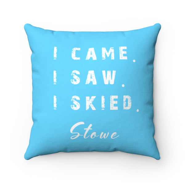 I skied Stowe - Pillow