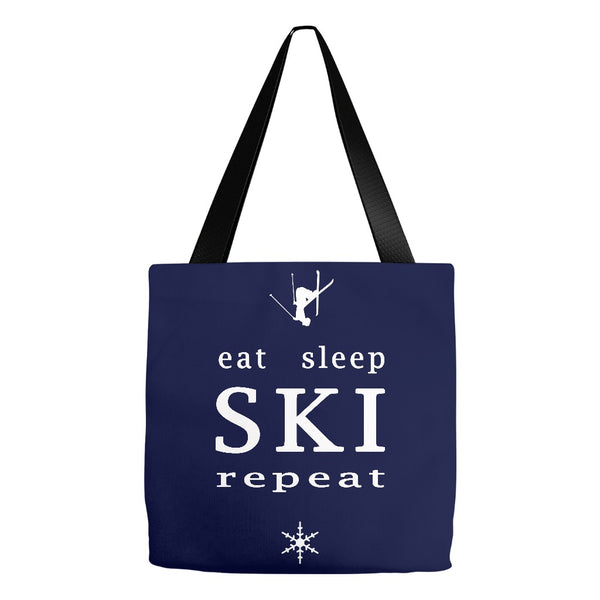 Eat Sleep SKI repeat - Tote Bag