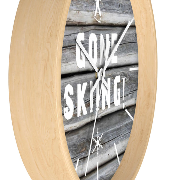 Wall Clock - Gone Skiing