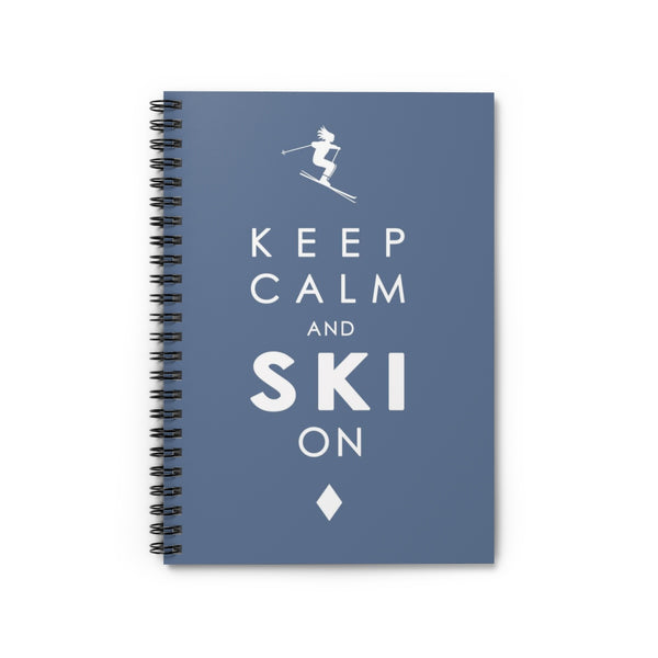 skiing inspired notebook