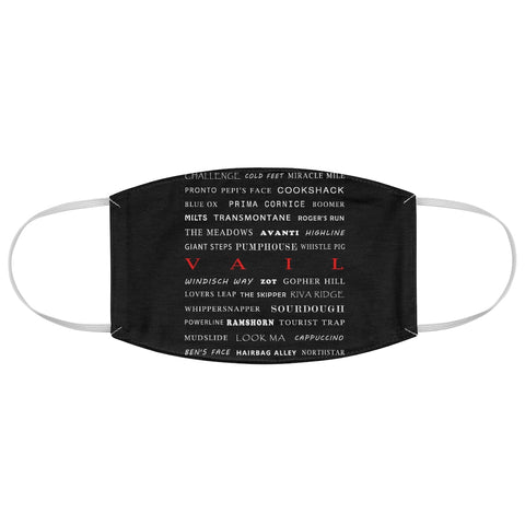 Vail Trails - Fabric Face Mask