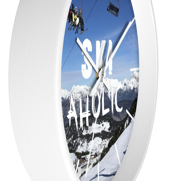 Wall clock - SkiAholic