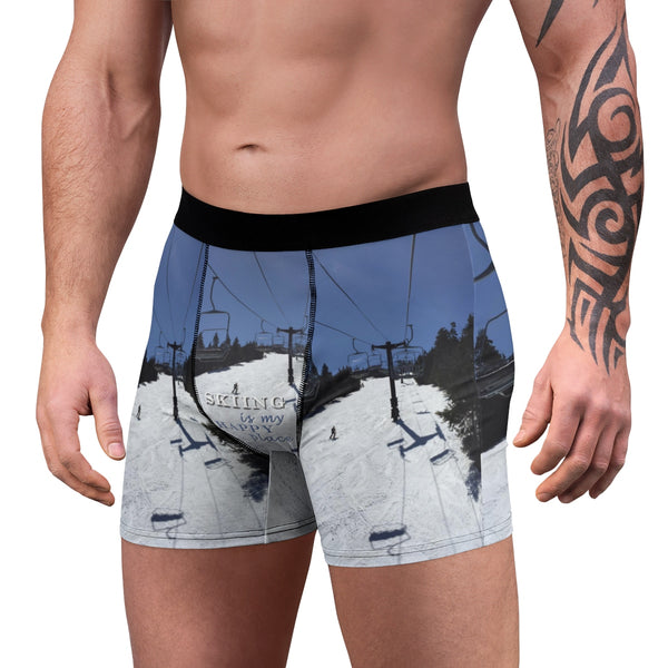 a man wearing a pair of ski shorts