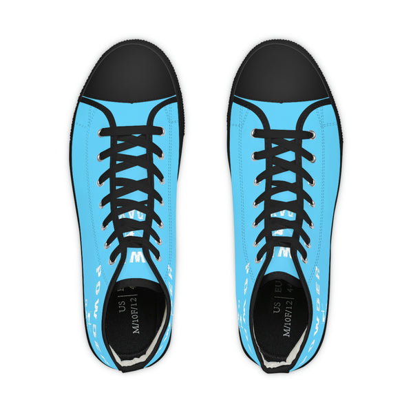 Powder Day Light Blue - High Top Sneakers