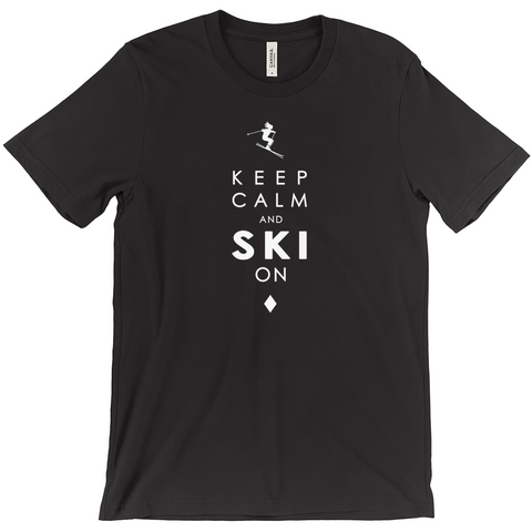 Keep Calm and Ski On - T-Shirt