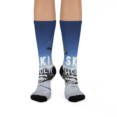 Ski Aholic - Crew Socks