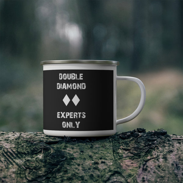 Double Diamond Experts Only - Enamel Camping Mug