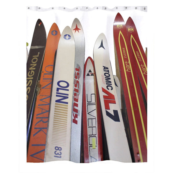 Skis - Shower Curtain