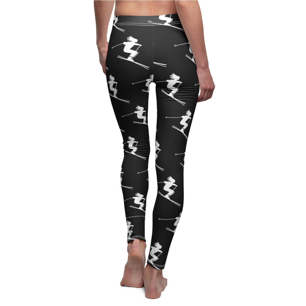 Women's Trendy Leggings - Skier