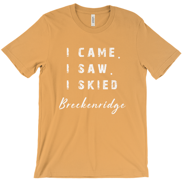 I came I saw I skied - T-Shirt