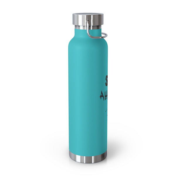 Ski Aholic Vacuum Insulated Bottle, Skiing Bottle, Skier Gifts