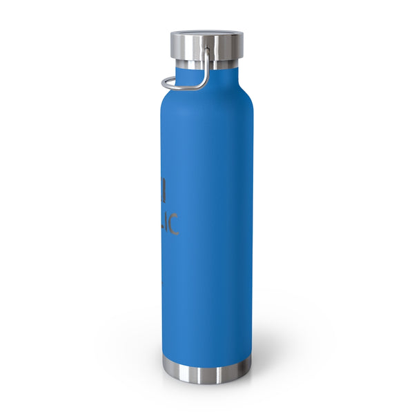 Ski Aholic Vacuum Insulated Bottle, Skiing Bottle, Skier Gifts