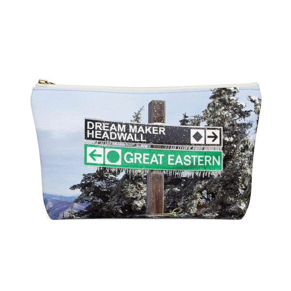 Ski Trail Signs Killington - Accessory Pouch w T-bottom