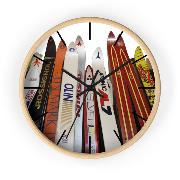 Wall Clock - Skis