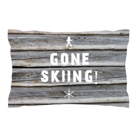 Gone Skiing - Pillow Sham
