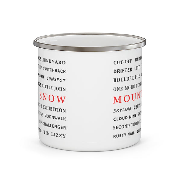 Mount Snow - Enamel Camping Mug