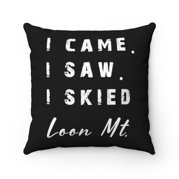 I skied Loon Mountain - Throw Pillow