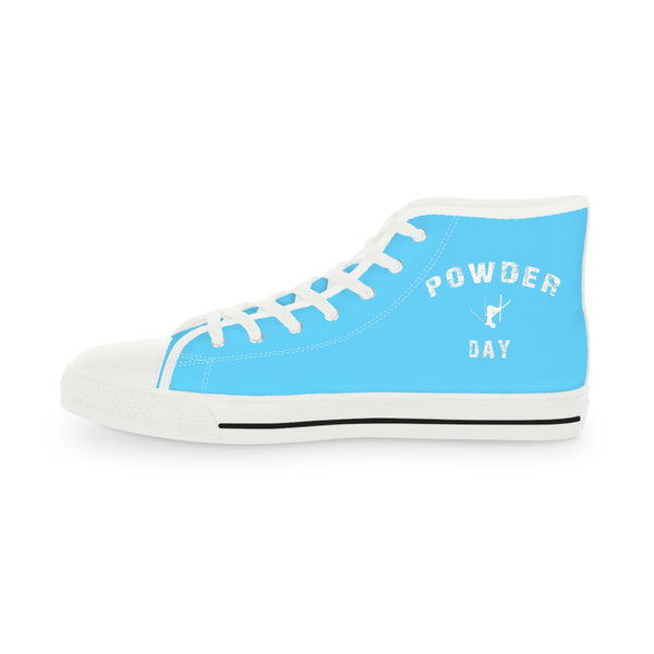 Powder Day Light Blue - High Top Sneakers