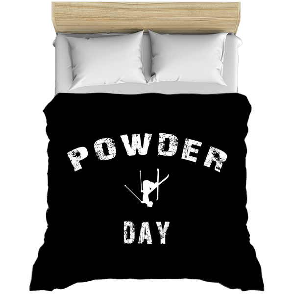 Powder Day Black - Duvet Cover