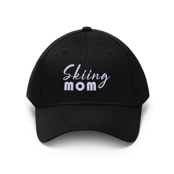 Skiing Mom - Unisex Twill Hat