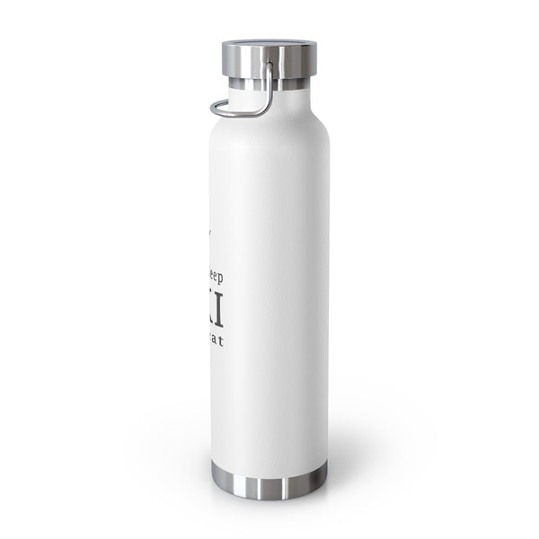 Eat Sleep Ski Vacuum Insulated Bottle, Skiing Bottle, Skier Gifts