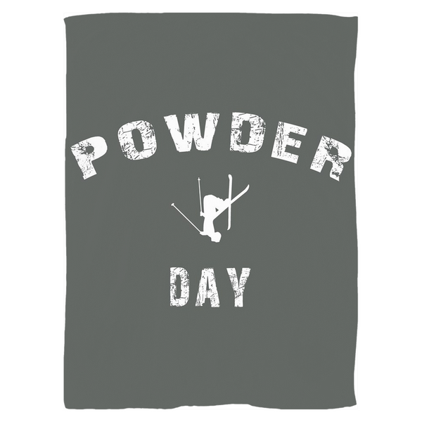 Fleece Blanket - Powder Day Gray