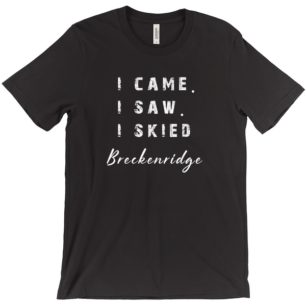 I came I saw I skied - T-Shirt