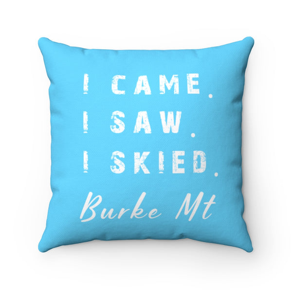 I skied Burke Mountain - Pillow