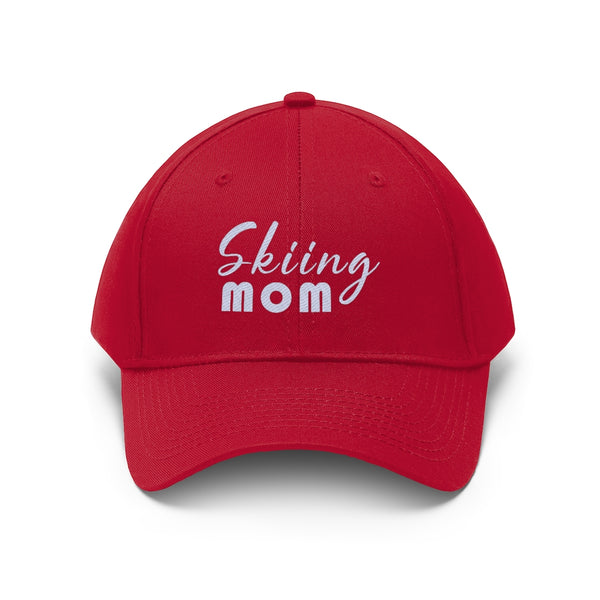 Skiing Mom - Unisex Twill Hat