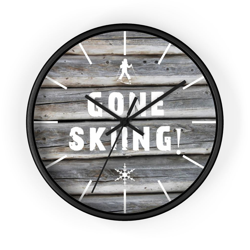 Wall Clock - Gone Skiing