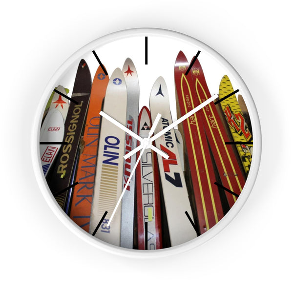 Wall Clock - Skis