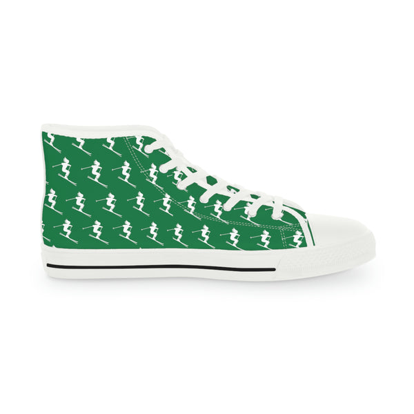 Skiers Green - High Top Sneakers