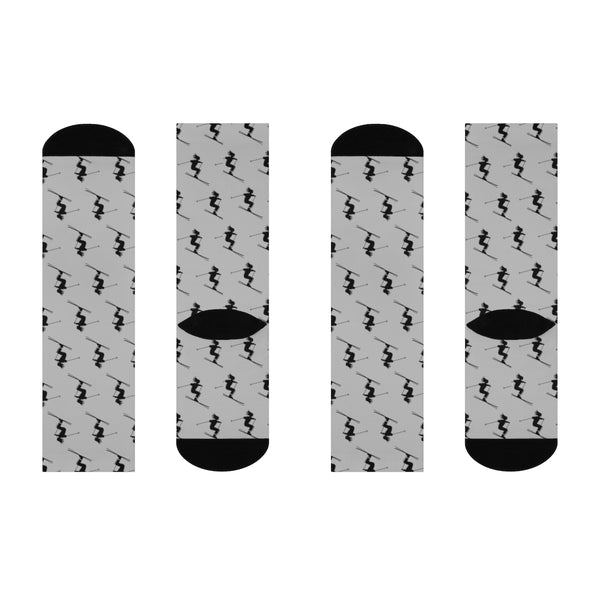 Skiers Gray - Crew Socks