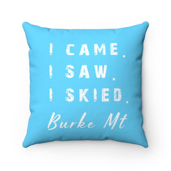 I skied Burke Mountain - Pillow