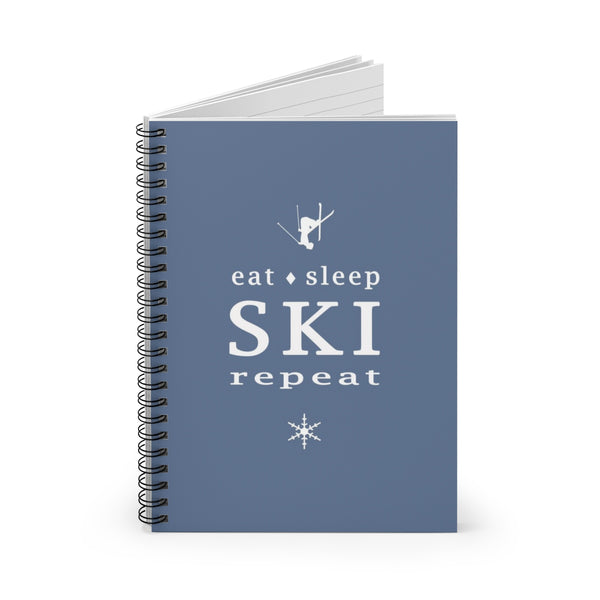 skiing inspired notebook