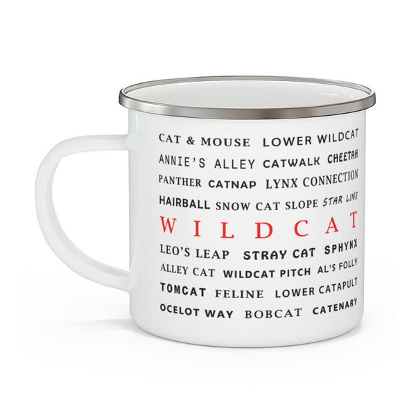 Wildcat - Enamel Camping Mug