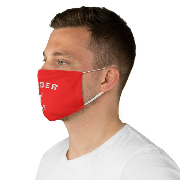 Powder Day Red - Fabric Ski Face Mask