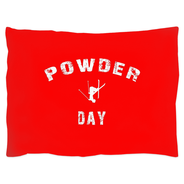 Powder Day Red - Pillow Sham