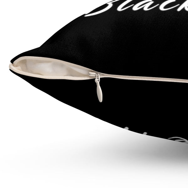 I skied Black Mountain - Throw Pillow