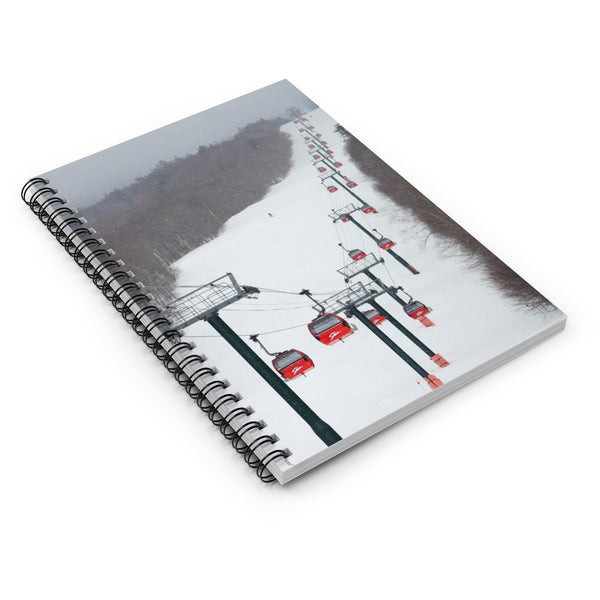 skiing inspired notebook