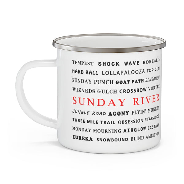 Sunday River - Enamel Camping Mug